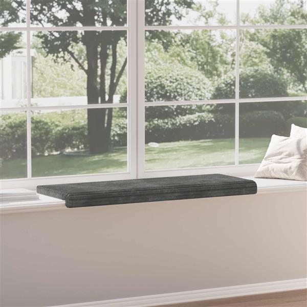 Grote foto vidaxl bankkussen pluche corduroy lichtgrijs diepte 35 cm huis en inrichting woningdecoratie