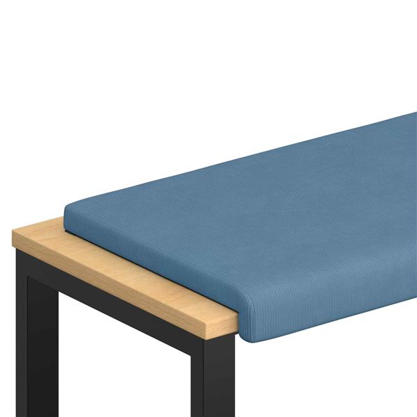 Grote foto vidaxl bankkussen corduroy blauw diepte 35 cm huis en inrichting woningdecoratie
