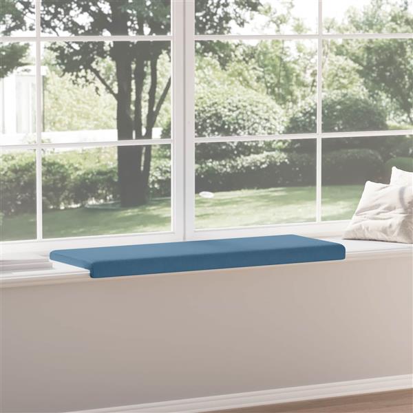 Grote foto vidaxl bankkussen corduroy blauw diepte 35 cm huis en inrichting woningdecoratie