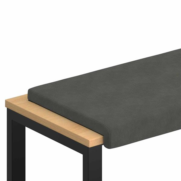 Grote foto vidaxl bankkussen corduroy donkergrijs diepte 35 cm huis en inrichting woningdecoratie