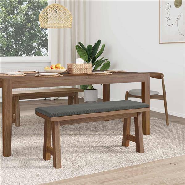 Grote foto vidaxl bankkussen corduroy donkergrijs diepte 35 cm huis en inrichting woningdecoratie