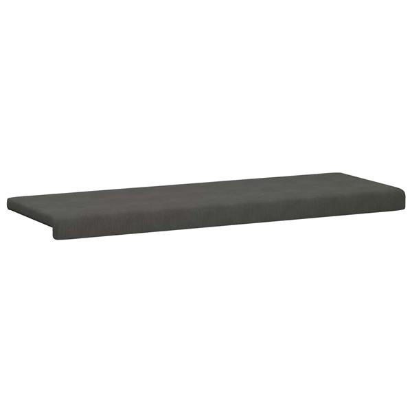 Grote foto vidaxl bankkussen corduroy donkergrijs diepte 35 cm huis en inrichting woningdecoratie
