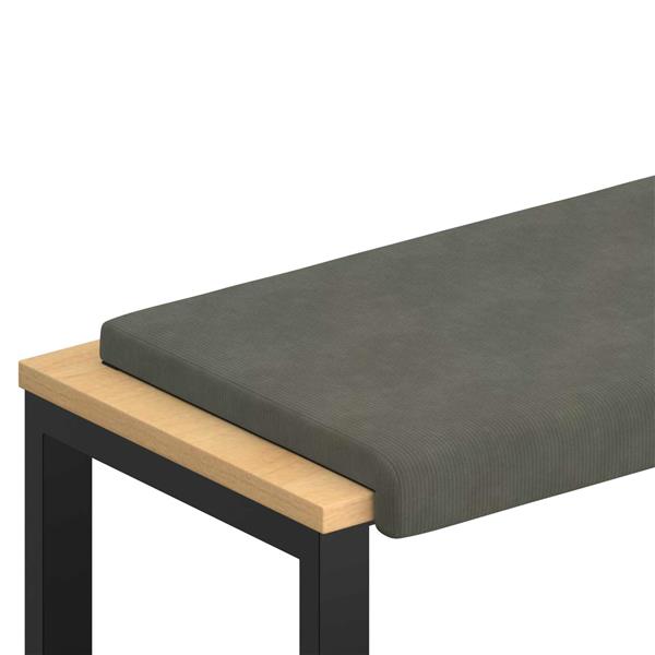 Grote foto vidaxl bankkussen corduroy lichtgrijs diepte 35 cm huis en inrichting woningdecoratie