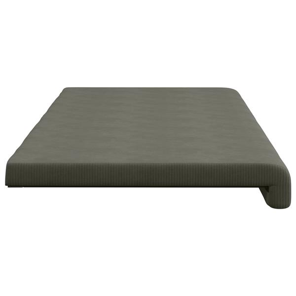 Grote foto vidaxl bankkussen corduroy lichtgrijs diepte 35 cm huis en inrichting woningdecoratie