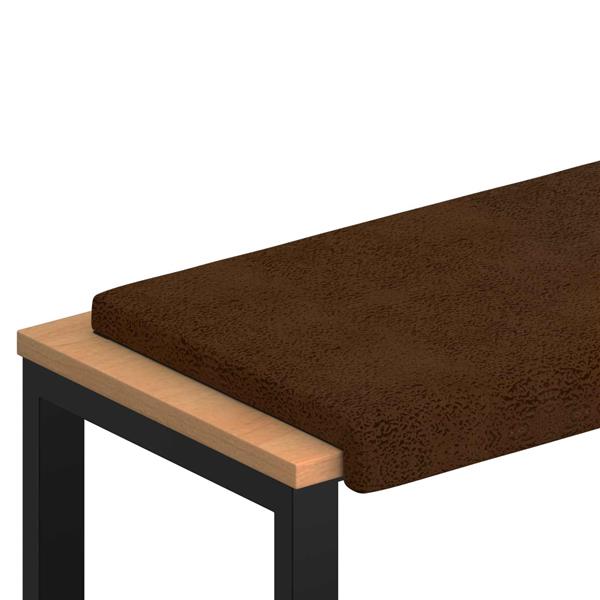 Grote foto vidaxl bankkussen faux su de stof bruin diepte 35 cm huis en inrichting woningdecoratie
