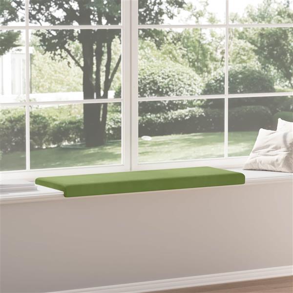 Grote foto vidaxl bankkussen fluweel lichtgroen diepte 35 cm huis en inrichting woningdecoratie