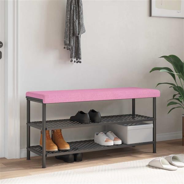 Grote foto vidaxl bankkussen stof roze diepte 35 cm huis en inrichting woningdecoratie