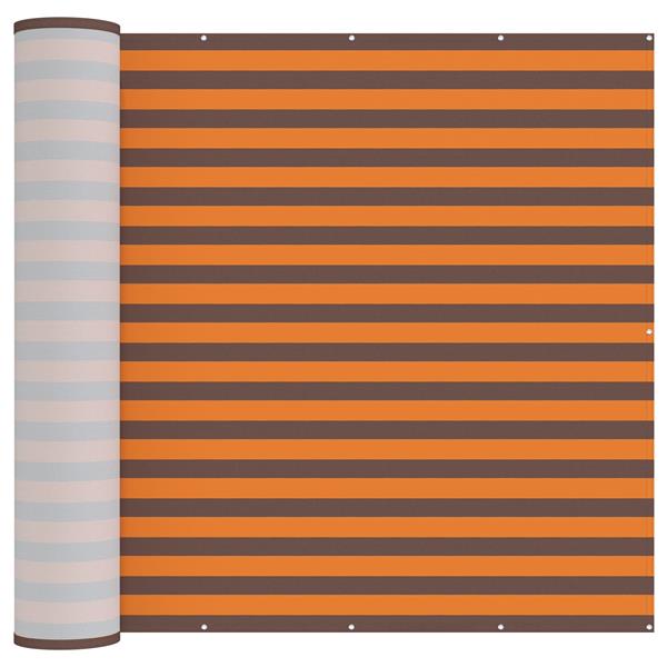 Grote foto vidaxl balkon privacy scherm 180 x 400 cm stof met pu coating tuin en terras overige tuin en terras
