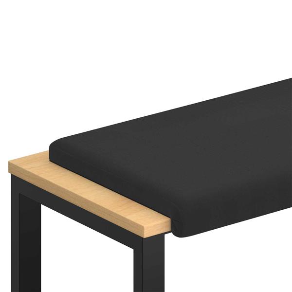 Grote foto vidaxl bankkussen textured velvet zwart diepte 35 cm huis en inrichting woningdecoratie