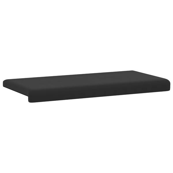 Grote foto vidaxl bankkussen textured velvet zwart diepte 35 cm huis en inrichting woningdecoratie