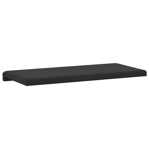 Grote foto vidaxl bankkussen textured velvet zwart diepte 35 cm huis en inrichting woningdecoratie