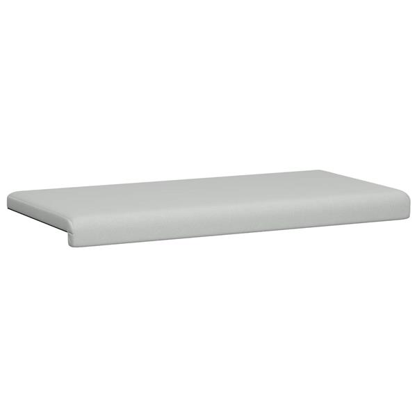 Grote foto vidaxl bankkussen textured velvet lichtgrijs diepte 35 cm huis en inrichting woningdecoratie