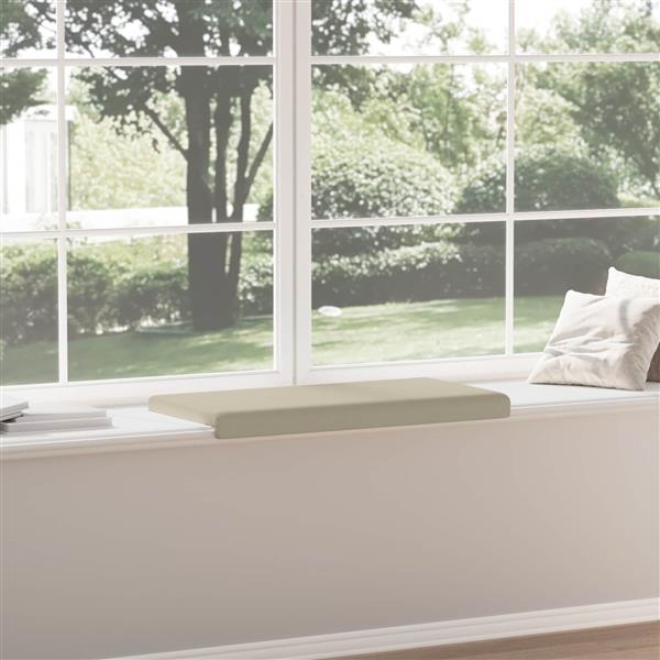 Grote foto vidaxl bankkussen textured velvet zand diepte 35 cm huis en inrichting woningdecoratie