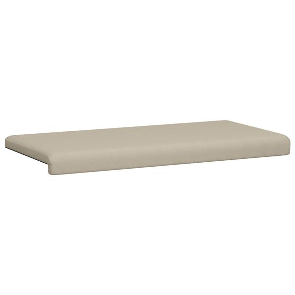 Grote foto vidaxl bankkussen textured velvet zand diepte 35 cm huis en inrichting woningdecoratie