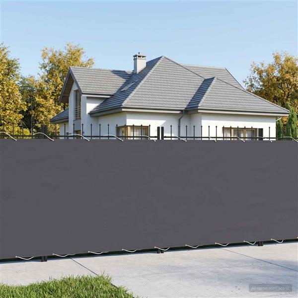 Grote foto vidaxl balkon privacy scherm 150 x 300 cm stof met pu coating tuin en terras overige tuin en terras