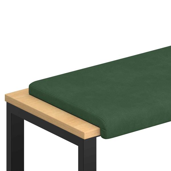 Grote foto vidaxl bankkussen corduroy donkergroen diepte 35 cm huis en inrichting woningdecoratie