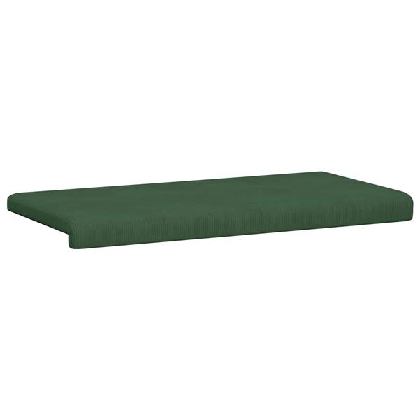 Grote foto vidaxl bankkussen corduroy donkergroen diepte 35 cm huis en inrichting woningdecoratie