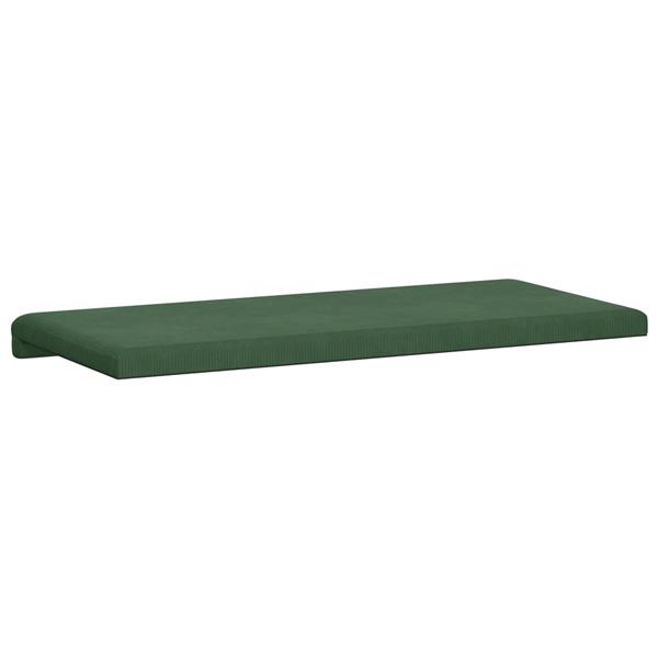 Grote foto vidaxl bankkussen corduroy donkergroen diepte 35 cm huis en inrichting woningdecoratie