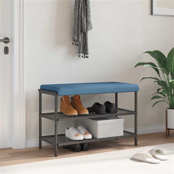 Grote foto vidaxl bankkussen corduroy blauw diepte 35 cm huis en inrichting woningdecoratie