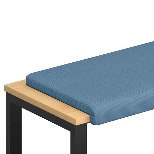 Grote foto vidaxl bankkussen corduroy blauw diepte 35 cm huis en inrichting woningdecoratie