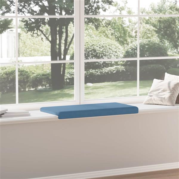 Grote foto vidaxl bankkussen corduroy blauw diepte 35 cm huis en inrichting woningdecoratie