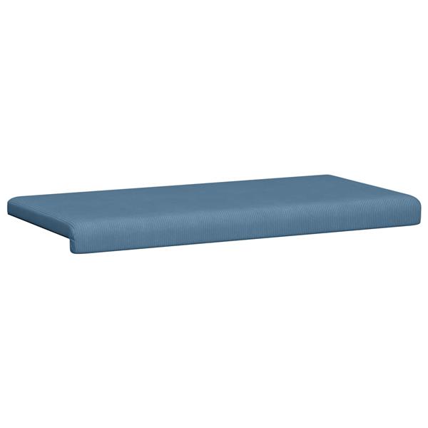 Grote foto vidaxl bankkussen corduroy blauw diepte 35 cm huis en inrichting woningdecoratie