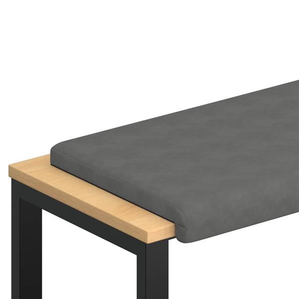 Grote foto vidaxl bankkussen microvezel donkergrijs diepte 35 cm huis en inrichting woningdecoratie