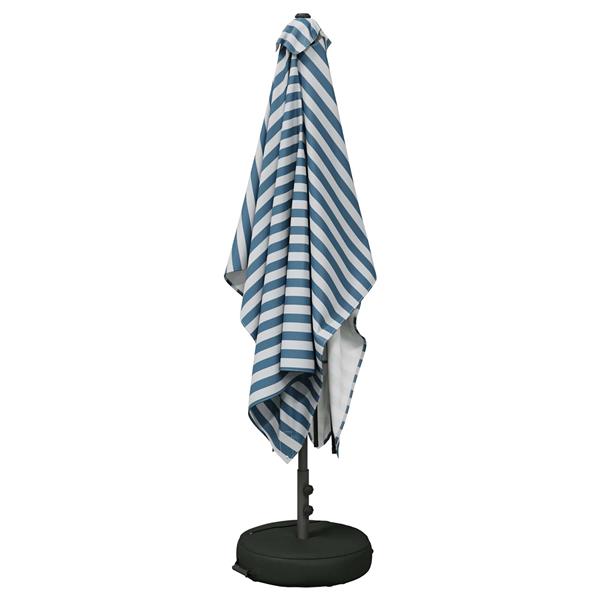 Grote foto vidaxl tuinparasol met basis 200 x 300 cm polyester rechthoekig tuin en terras overige tuin en terras