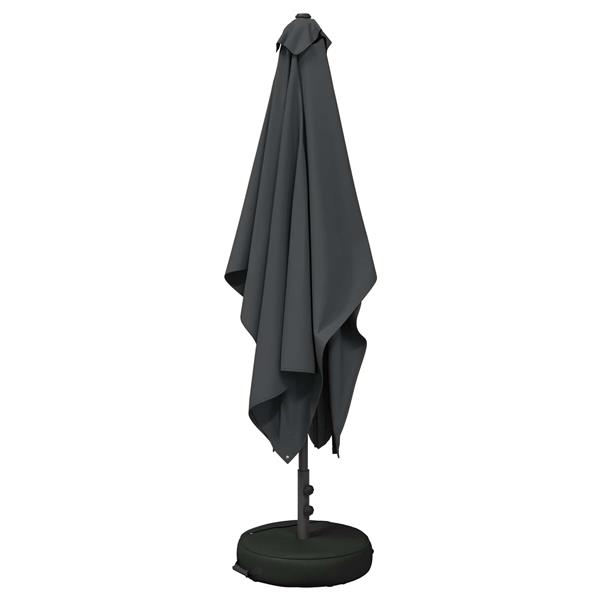Grote foto vidaxl tuinparasol met basis 200 x 300 cm polyester rechthoekig tuin en terras overige tuin en terras