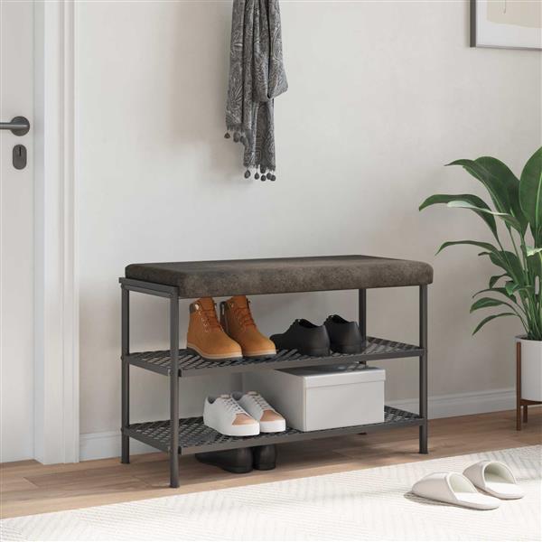 Grote foto vidaxl bankkussen faux su de stof donkergrijs diepte 35 cm huis en inrichting woningdecoratie