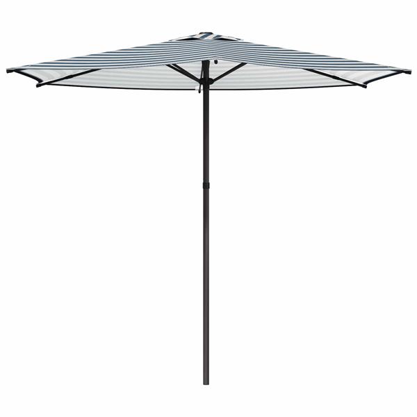Grote foto vidaxl tuinparasol 270 x 270 cm polyester rechthoekig blauw en wit tuin en terras overige tuin en terras