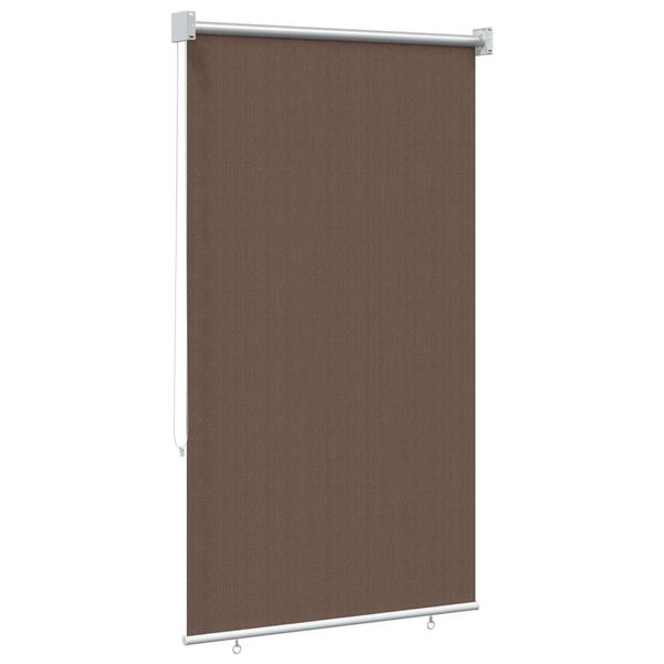 Grote foto vidaxl buitenrolgordijn 90 uv blok taupe 60 x 140 cm hdpe huis en inrichting gordijnen en lamellen