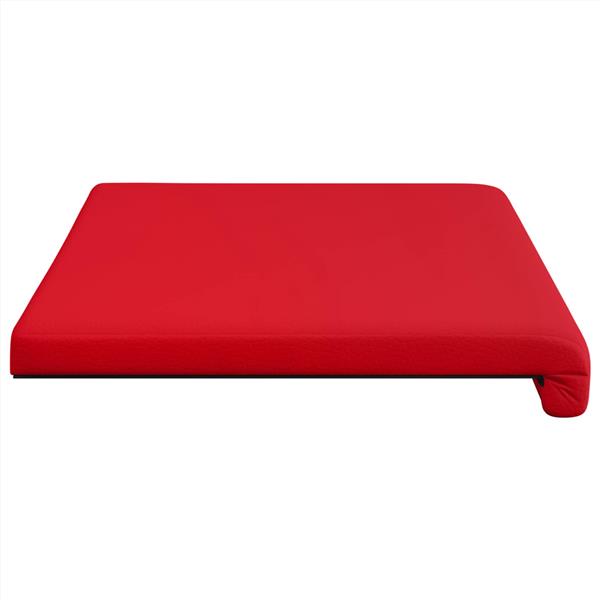 Grote foto vidaxl bankkussen kunstleer rood diepte 35 cm huis en inrichting woningdecoratie