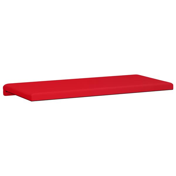 Grote foto vidaxl bankkussen kunstleer rood diepte 35 cm huis en inrichting woningdecoratie