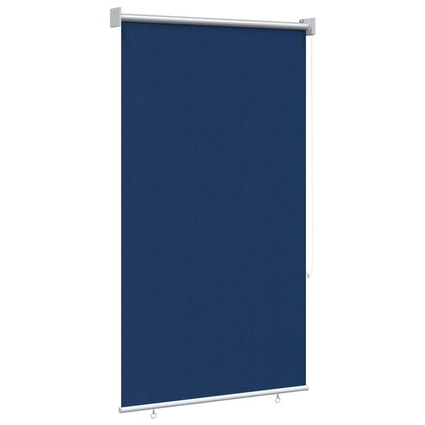 Grote foto vidaxl buitenrolgordijn 90 uv blok blauw 80 x 140 cm hdpe huis en inrichting gordijnen en lamellen
