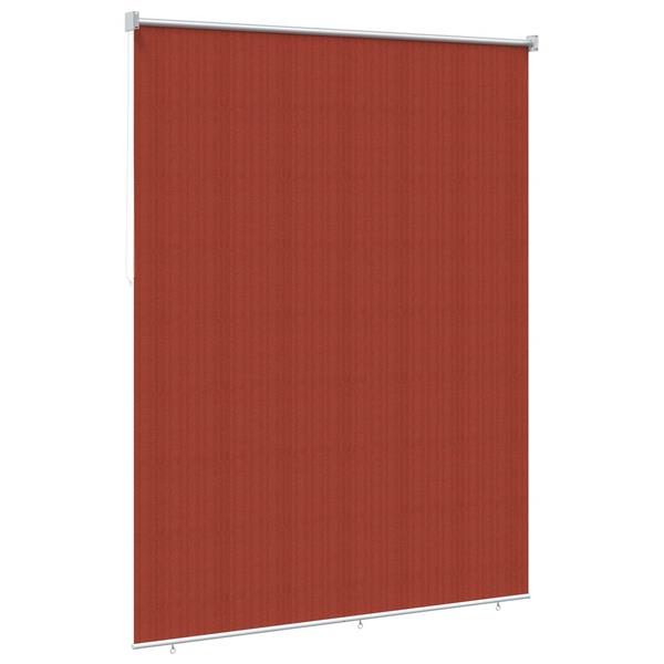 Grote foto vidaxl buitenrolgordijn 90 uv blok terracotta 180 x 230 cm hdpe huis en inrichting gordijnen en lamellen