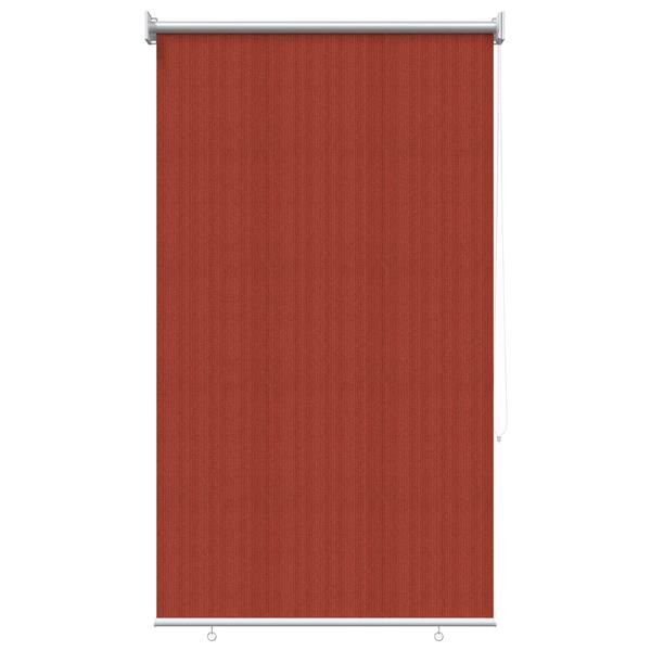 Grote foto vidaxl buitenrolgordijn 90 uv blok terracotta 120 x 230 cm hdpe huis en inrichting gordijnen en lamellen