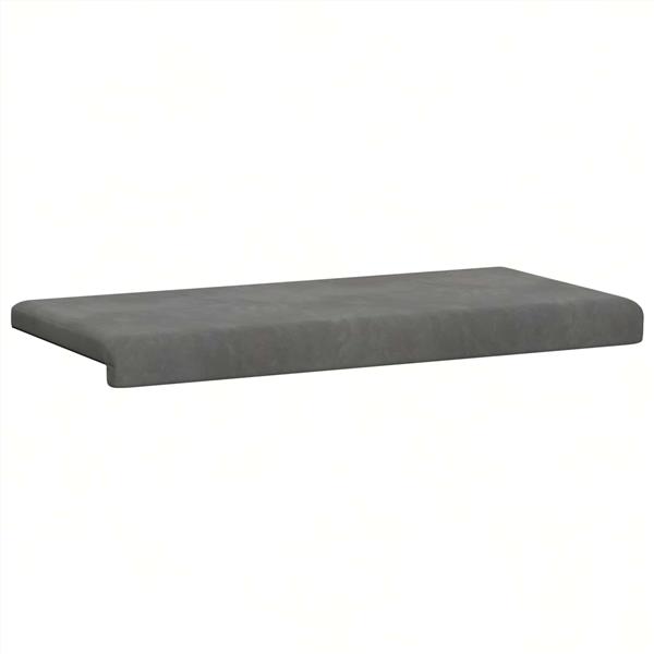 Grote foto vidaxl bankkussen fluweel donkergrijs diepte 35 cm huis en inrichting woningdecoratie