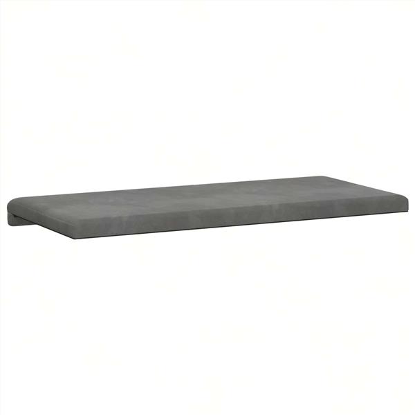 Grote foto vidaxl bankkussen fluweel donkergrijs diepte 35 cm huis en inrichting woningdecoratie