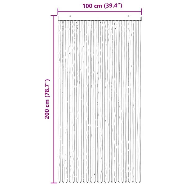 Grote foto vidaxl insecten gordijn chenille zilvergrijs en roze 100 x 200 cm doe het zelf en verbouw deuren en horren