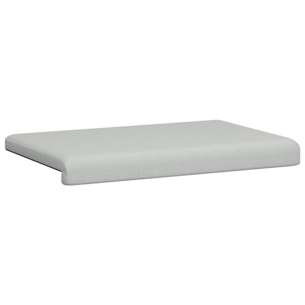 Grote foto vidaxl bankkussen textured velvet lichtgrijs diepte 35 cm huis en inrichting woningdecoratie