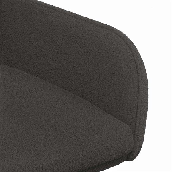 Grote foto vidaxl eettafelstoelen 2 st boucl donkergrijs 59 x 56 5 x 85 cm huis en inrichting stoelen