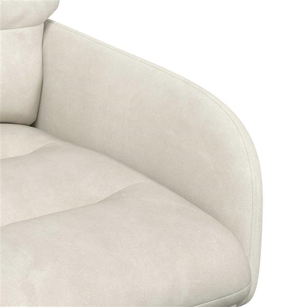 Grote foto vidaxl eettafelstoelen 2 st fluweel cr mekleurig 59 x 59 5 x 90 cm huis en inrichting stoelen