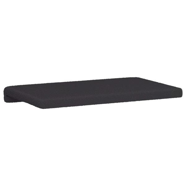 Grote foto vidaxl bankkussen sherpa stof donkergrijs diepte 35 cm huis en inrichting woningdecoratie