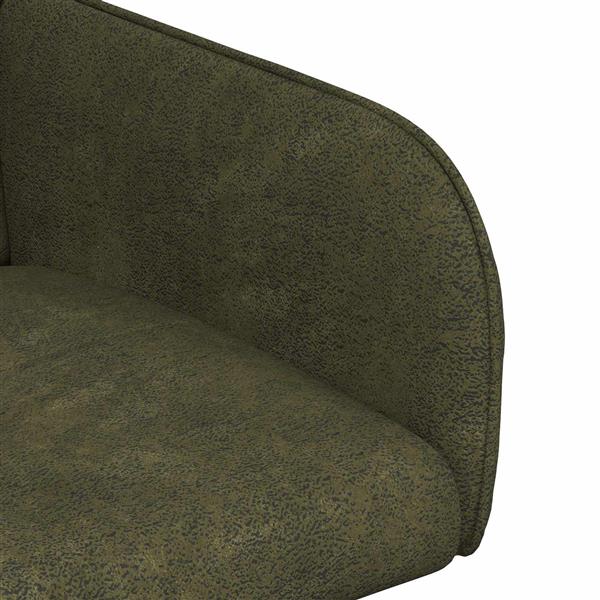 Grote foto vidaxl eettafelstoelen 2 st nep suede leer legergroen 59x56 5x85cm huis en inrichting stoelen