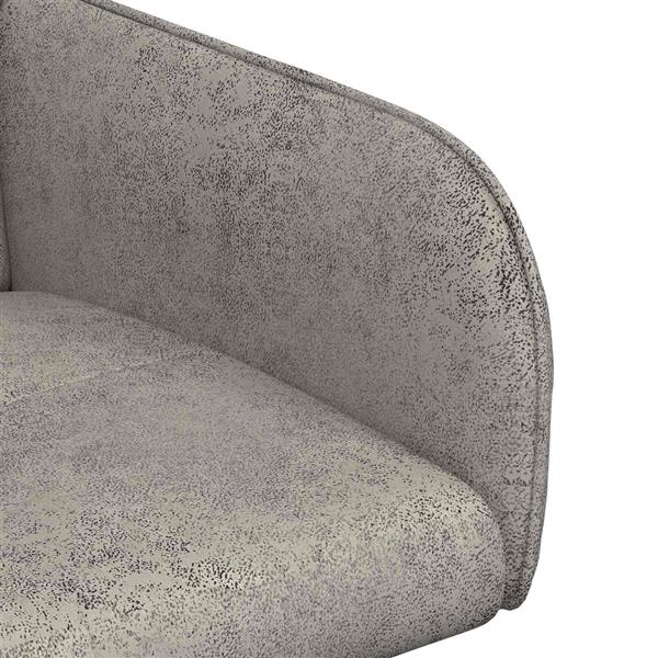 Grote foto vidaxl eettafelstoelen 2 st nep suede leer lichtgrijs 59x56 5x85cm huis en inrichting stoelen