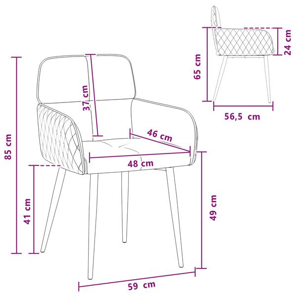 Grote foto vidaxl eettafelstoelen 2 st nep suede leer lichtgrijs 59x56 5x85cm huis en inrichting stoelen