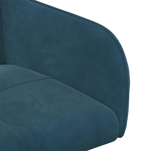 Grote foto vidaxl eettafelstoelen 2 st fluweel blauw 59 x 56 5 x 86 cm huis en inrichting stoelen