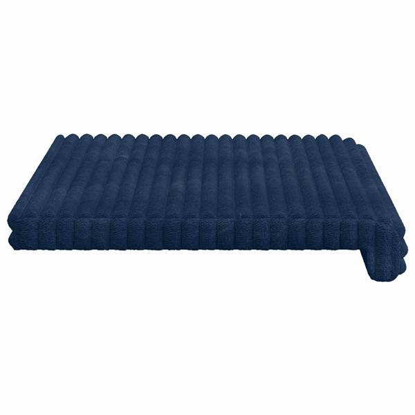 Grote foto vidaxl bankkussen pluche corduroy marineblauw diepte 35 cm huis en inrichting woningdecoratie