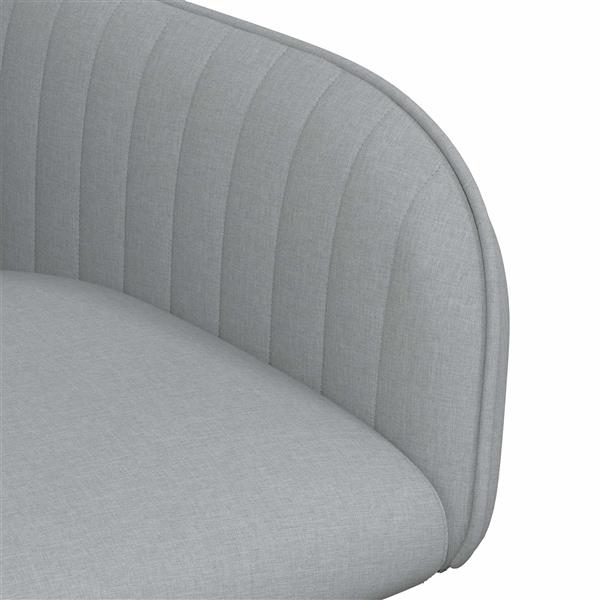 Grote foto vidaxl eettafelstoelen 2 st stof lichtgrijs 56 5 x 50 x 87 5 cm huis en inrichting stoelen